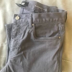 H&M skinny pants grey 20x30